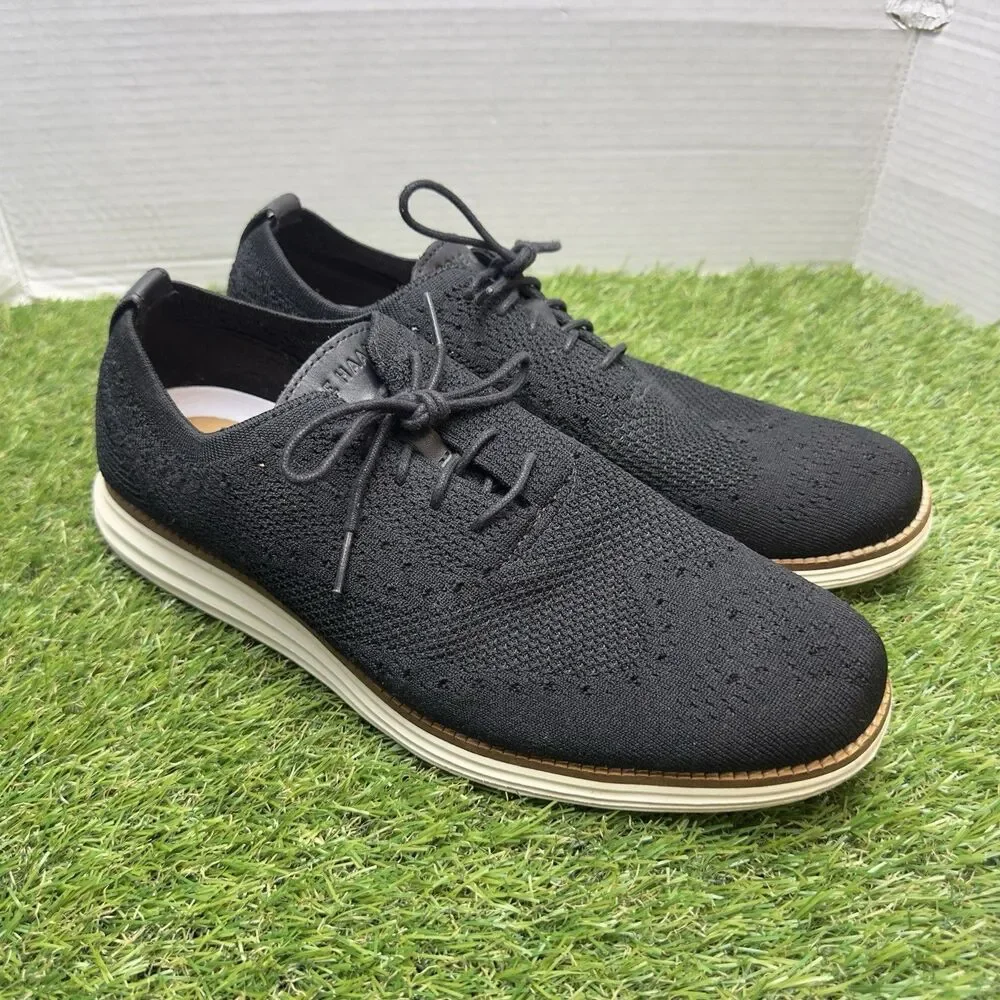 Cole Haan Shoes Mens Size 11.5 M Grand OS Wingtip Oxford Stitchlite C27959 Black